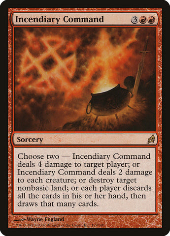 Incendiary Command [Lorwyn] (LRW 179)