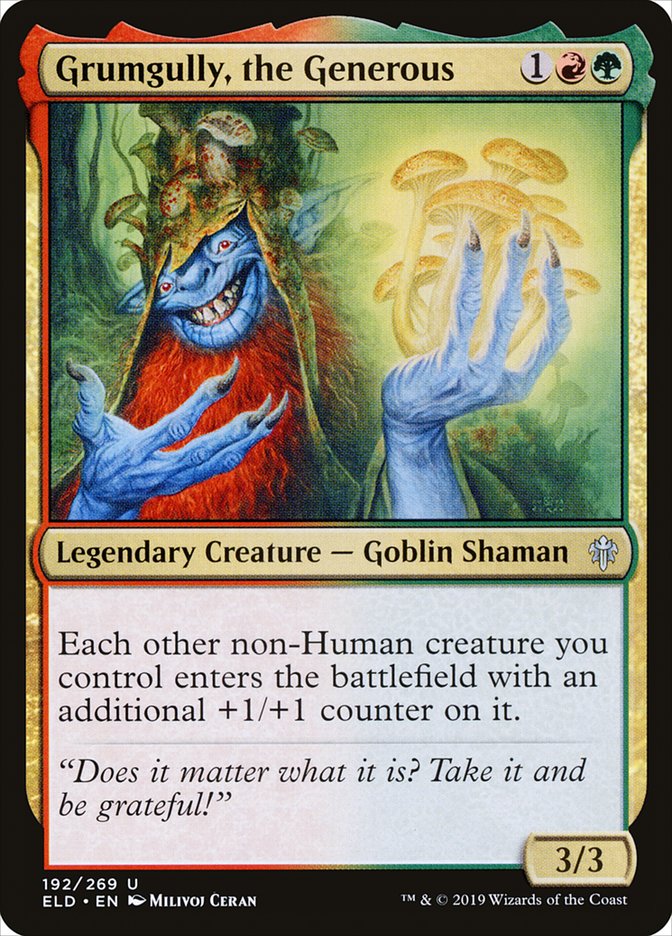 Grumgully, the Generous [Throne of Eldraine] (ELD 192)