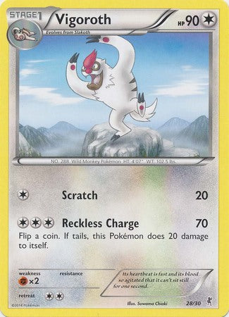 Vigoroth (28/30) [XY: Trainer Kit - Bisharp & Wigglytuff]