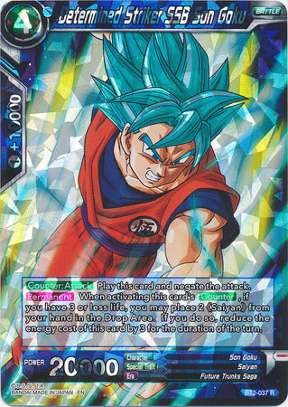 Determined Striker SSB Son Goku (Shatterfoil) [BT2-037]