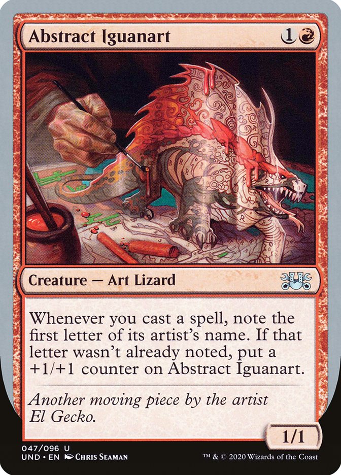 Abstract Iguanart [Unsanctioned] (UND 47)