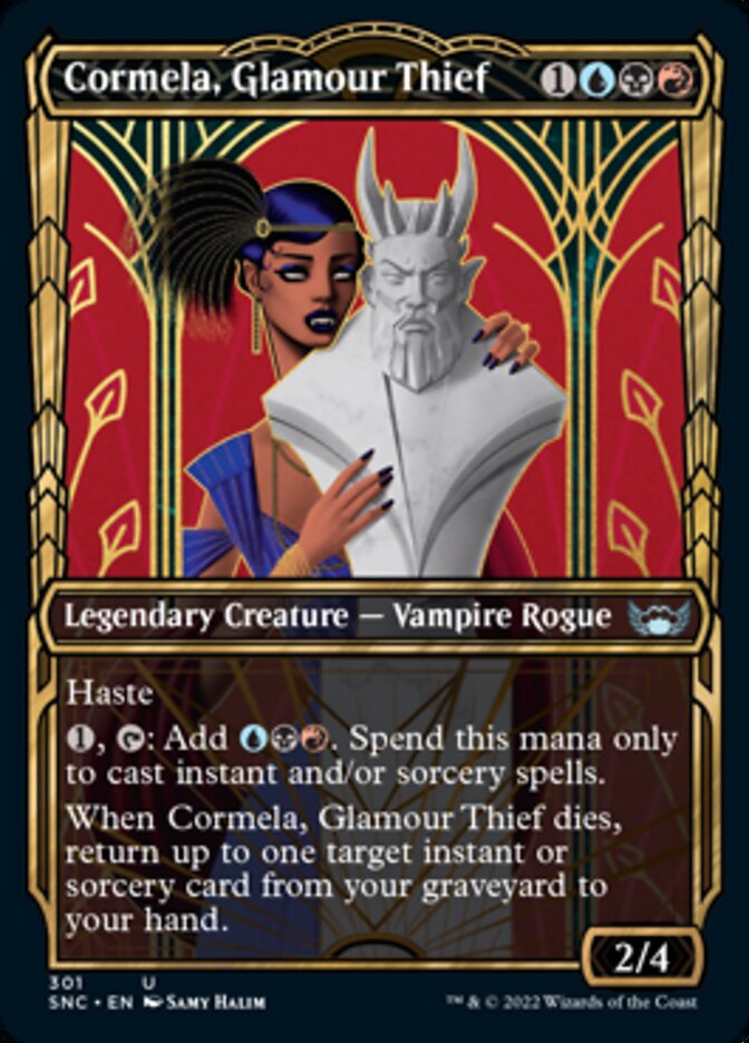 Cormela, Glamour Thief (Showcase Golden Age) [Streets of New Capenna] (SNC 301)