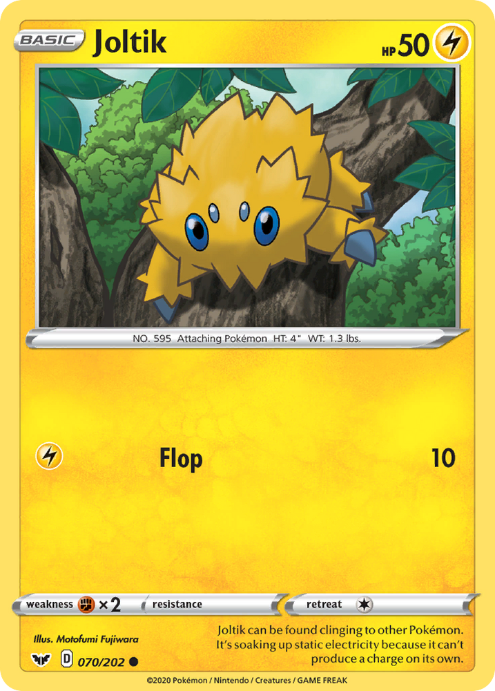 Joltik (70/202) [Sword & Shield: Base Set]