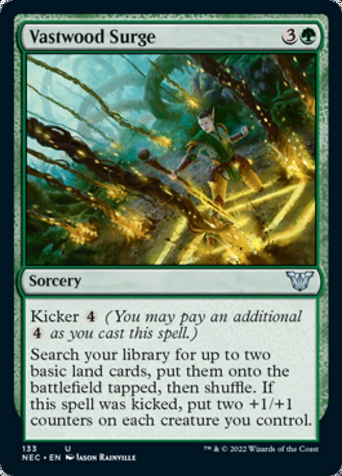 Vastwood Surge [Kamigawa: Neon Dynasty Commander] (NEC 133)