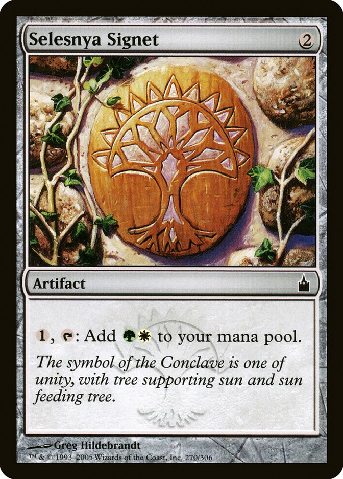 Selesnya Signet [Ravnica: City of Guilds] (RAV 270)