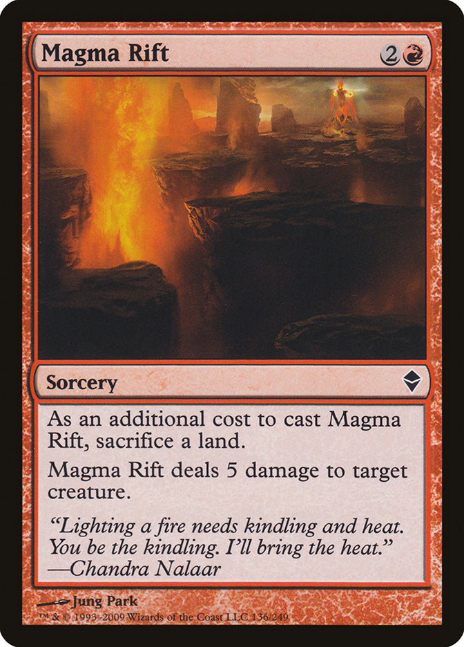 Magma Rift [Zendikar] (ZEN 136)