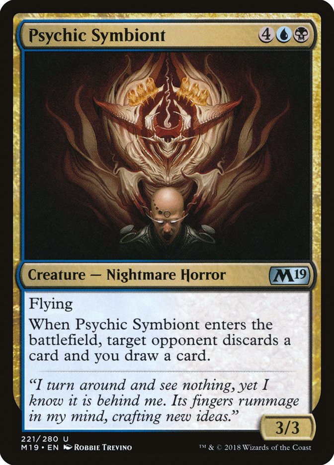 Psychic Symbiont [Core Set 2019] (M19 221)