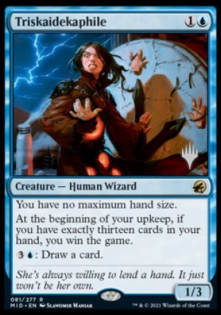 Triskaidekaphile (Promo Pack) [Innistrad: Midnight Hunt Promo Pack] (PMID 81)