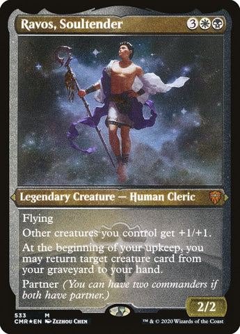Ravos, Soultender [Commander Legends Etched] (PCMR 533)