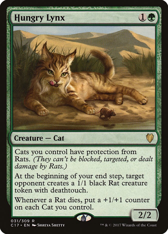 Hungry Lynx [Commander 2017] (C17 31)
