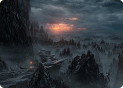 Sundown Pass Art Card [Innistrad: Crimson Vow Art Series] (AVOW 68)