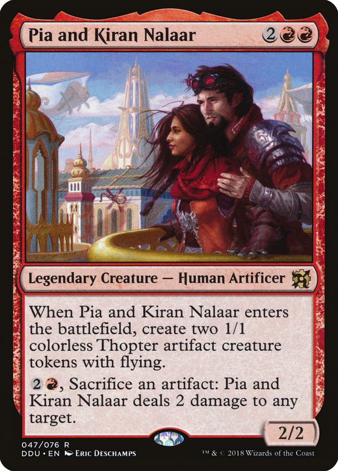 Pia and Kiran Nalaar [Duel Decks: Elves vs. Inventors] (DDU 47)