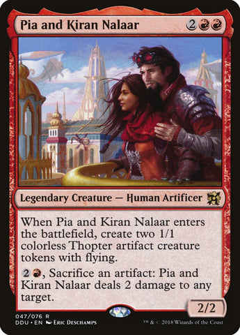 Pia and Kiran Nalaar [Duel Decks: Elves vs. Inventors] (DDU 47)