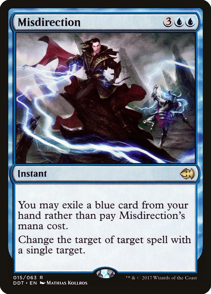 Misdirection [Duel Decks: Merfolk vs. Goblins] (DDT 15)