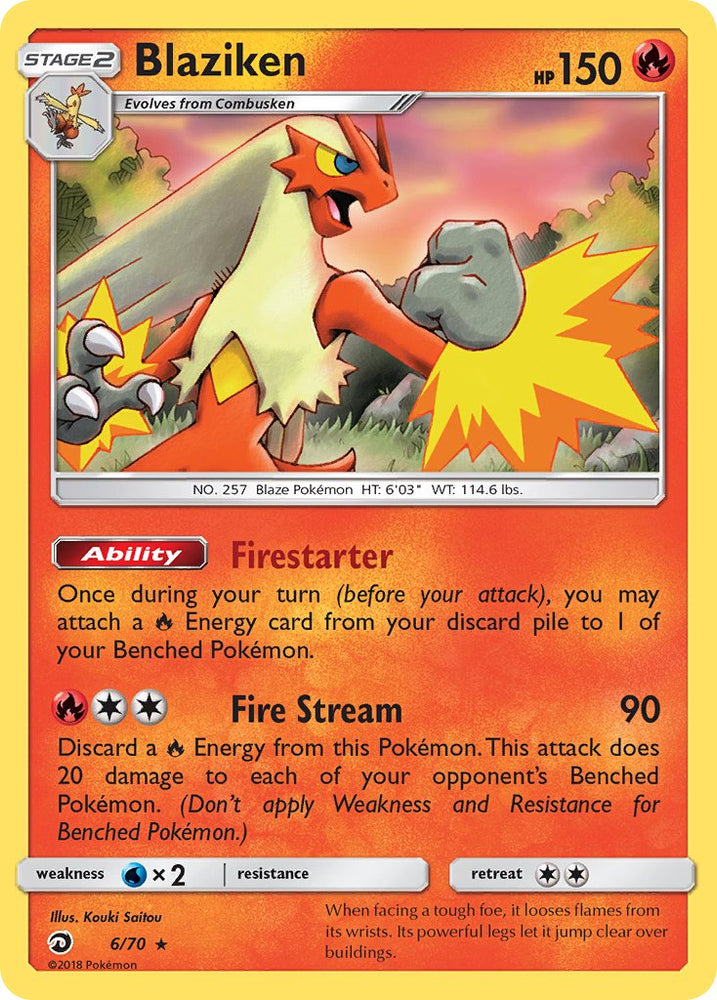 Blaziken (Dragon Majesty) (6/70) [Theme Deck Exclusives]