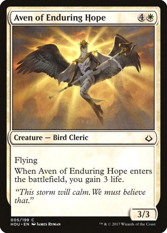 Aven of Enduring Hope [Hour of Devastation] (HOU 5)