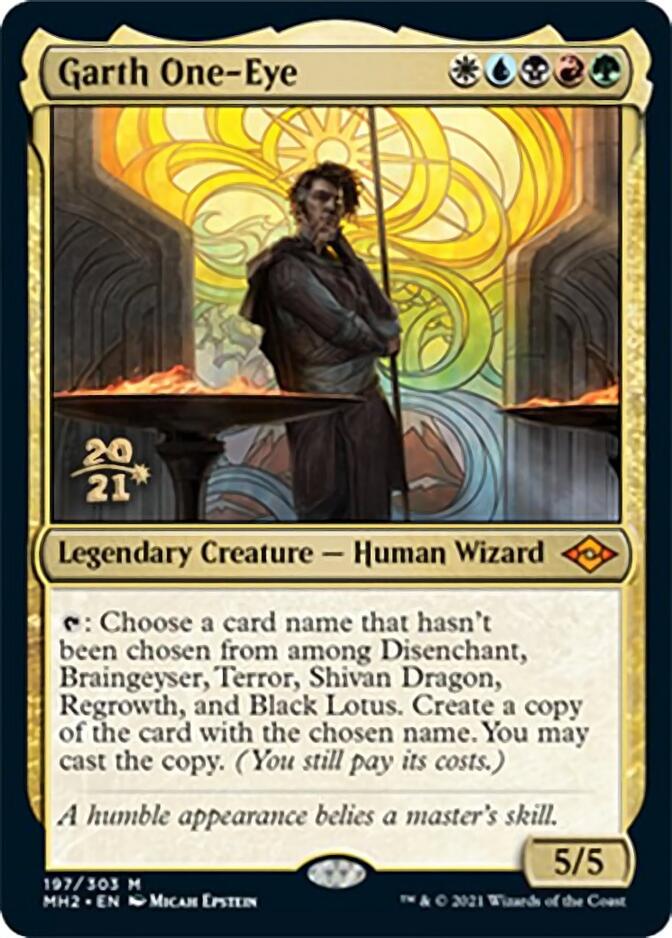 Garth One-Eye [Modern Horizons 2 Prerelease Promos] (PMH2 197)