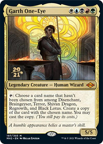 Garth One-Eye [Modern Horizons 2 Prerelease Promos] (PMH2 197)