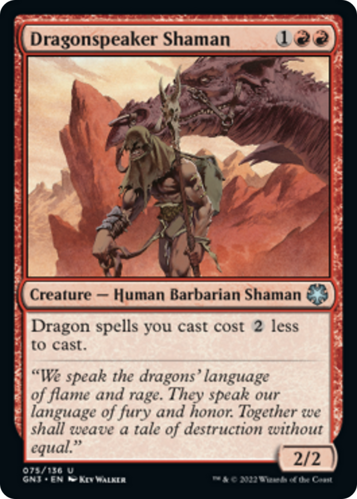 Dragonspeaker Shaman [Game Night 2022]
