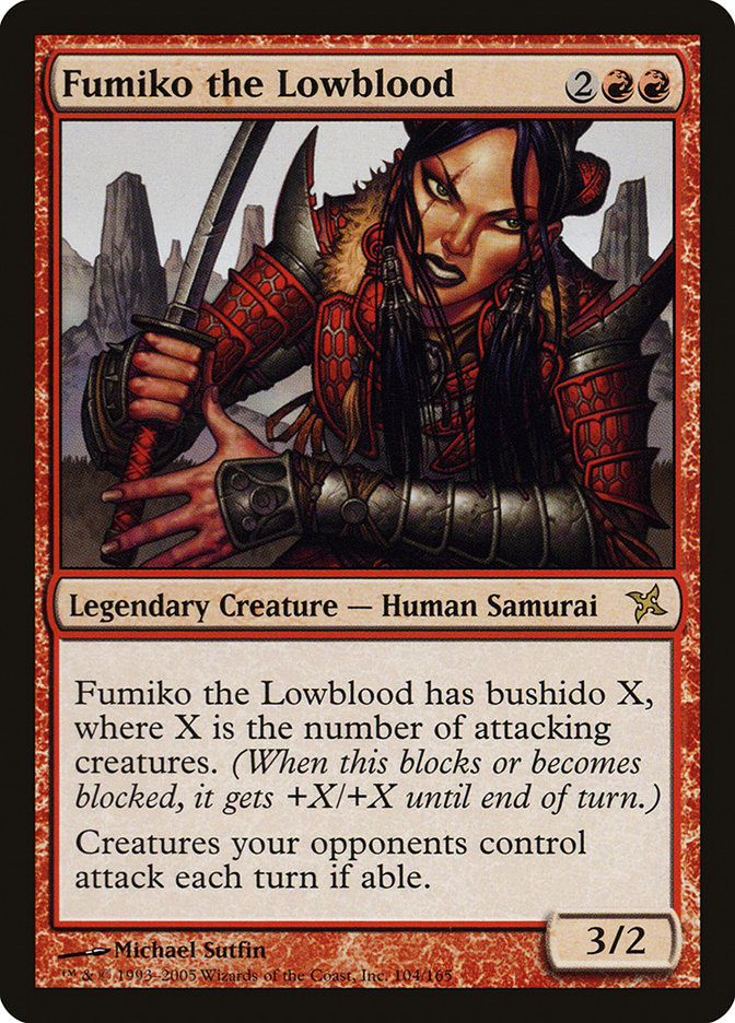 Fumiko the Lowblood [Betrayers of Kamigawa] (BOK 104)