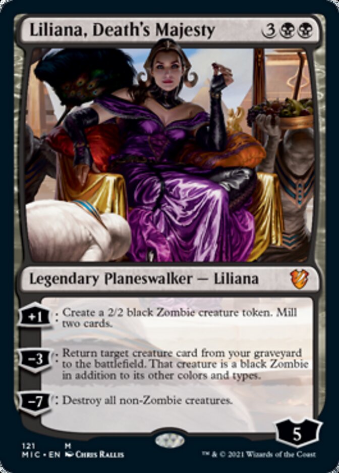 Liliana, Death's Majesty [Innistrad: Midnight Hunt Commander] (MIC 121)