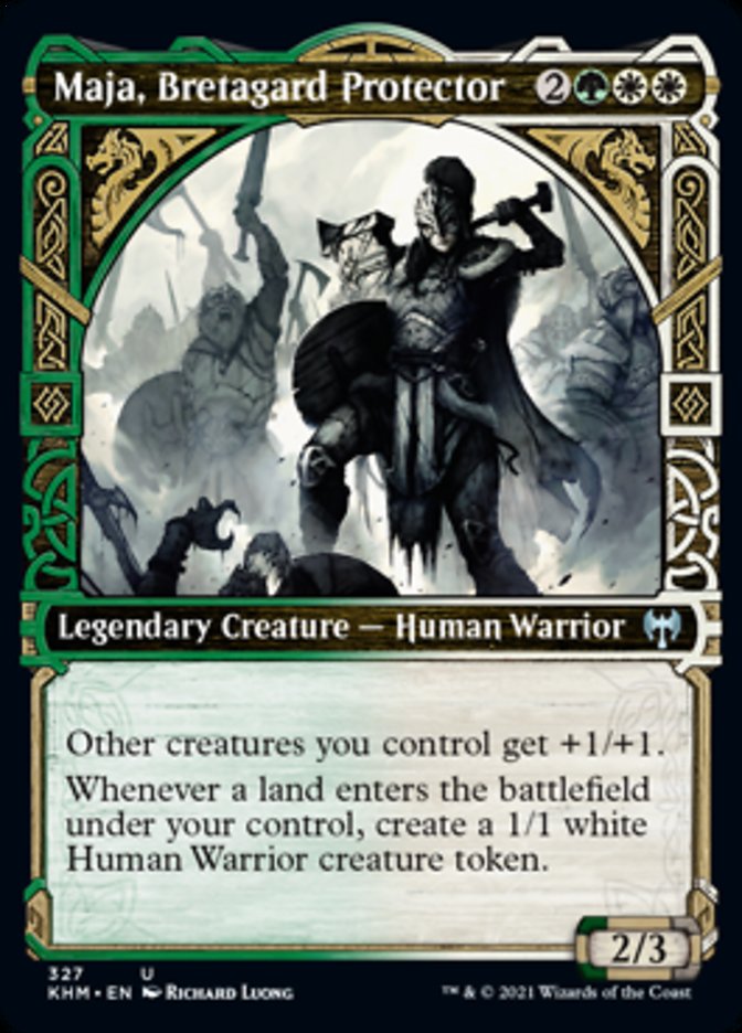 Maja, Bretagard Protector (Showcase) [Kaldheim] (KHM 327)