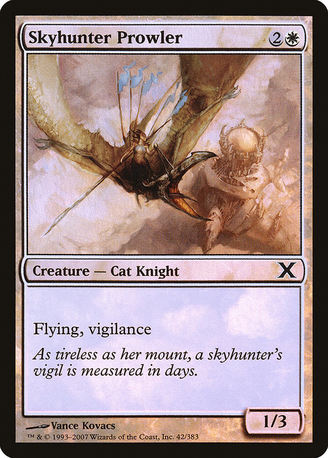 Skyhunter Prowler (Premium Foil) [Tenth Edition] (10E 42)