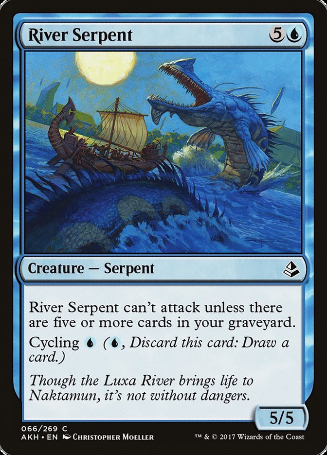 River Serpent [Amonkhet] (AKH 66)