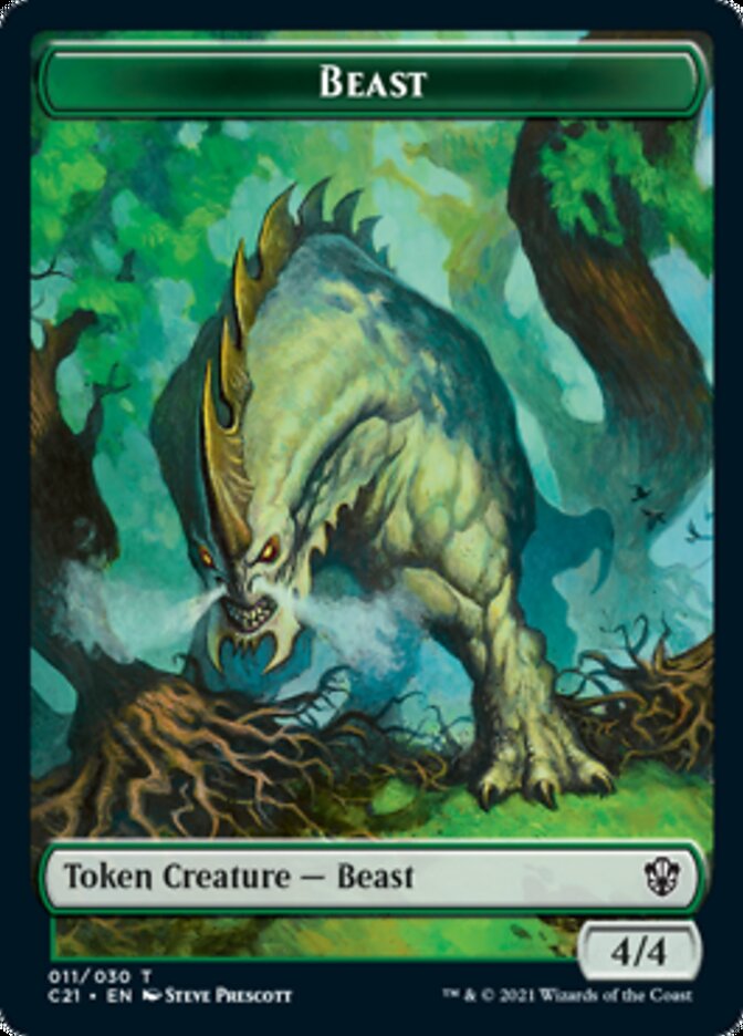 Beast // Insect Token [Commander 2021 Tokens] (TC21 11 // 17)