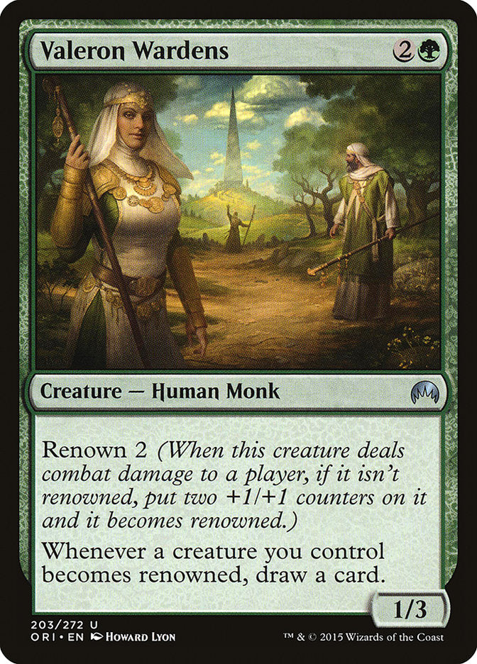 Valeron Wardens [Magic Origins] (ORI 203)