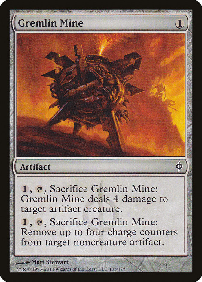 Gremlin Mine [New Phyrexia] (NPH 136)