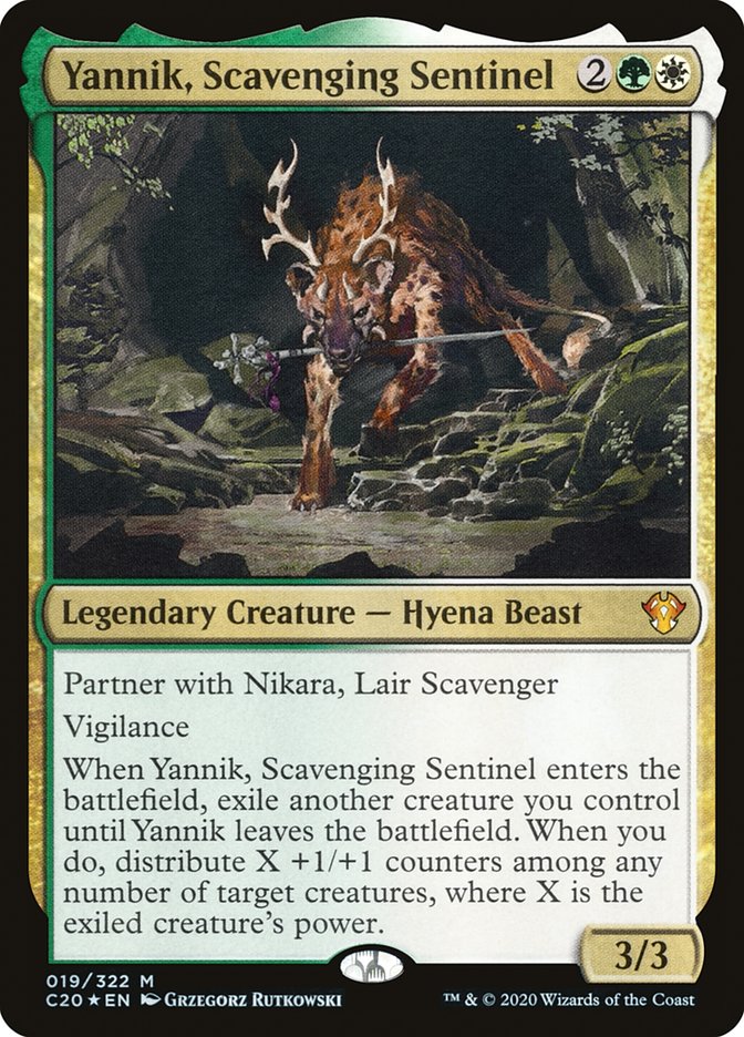 Yannik, Scavenging Sentinel [Commander 2020] (C20 19)
