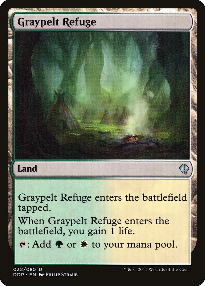 Graypelt Refuge [Duel Decks: Zendikar vs. Eldrazi] (DDP 32)