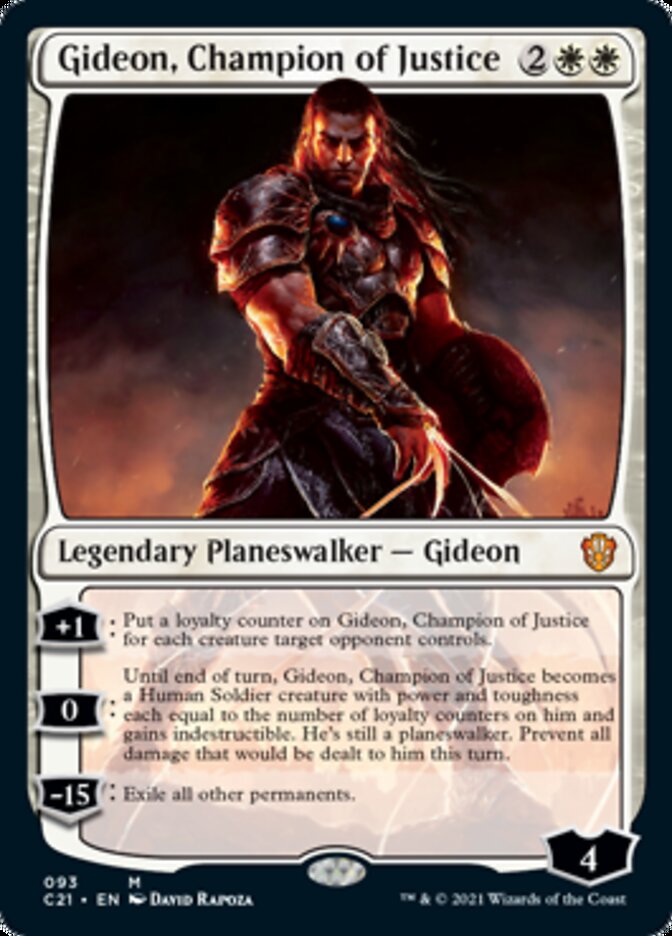 Gideon, Champion of Justice [Commander 2021] (C21 93)