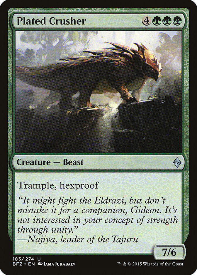 Plated Crusher [Battle for Zendikar] (BFZ 183)