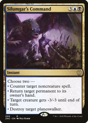 Silumgar's Command [Zendikar Rising Commander] (ZNC 99)