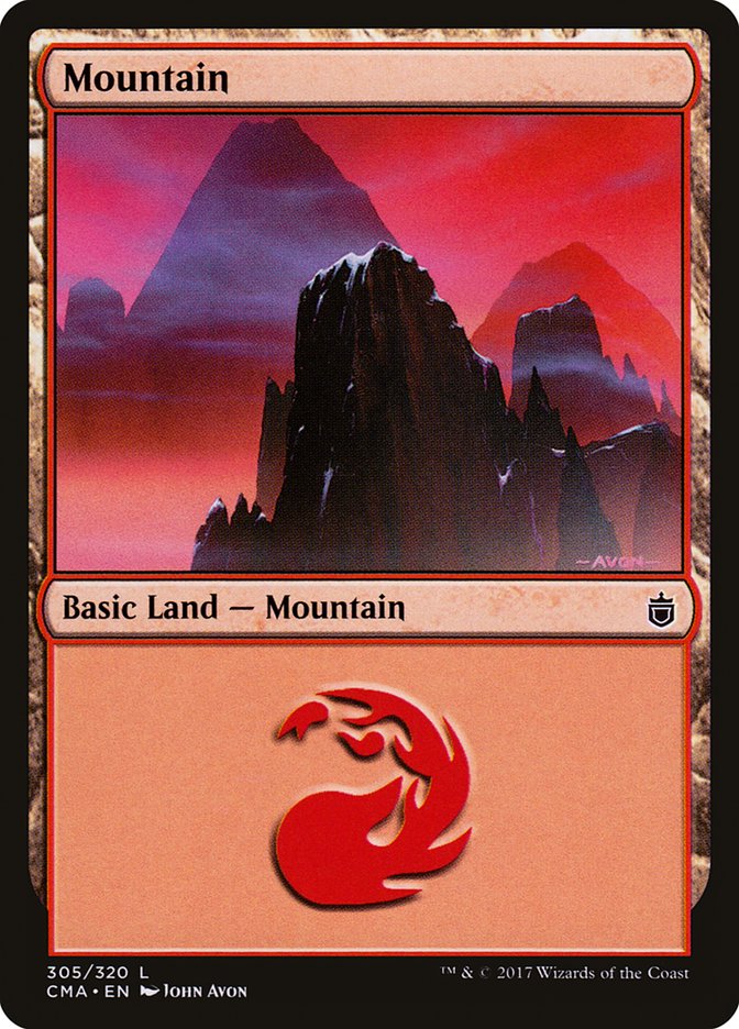 Mountain (#305) [Commander Anthology] (CMA 305)