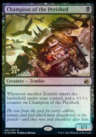 Champion of the Perished [Innistrad: Midnight Hunt Prerelease Promos] (PMID 91)