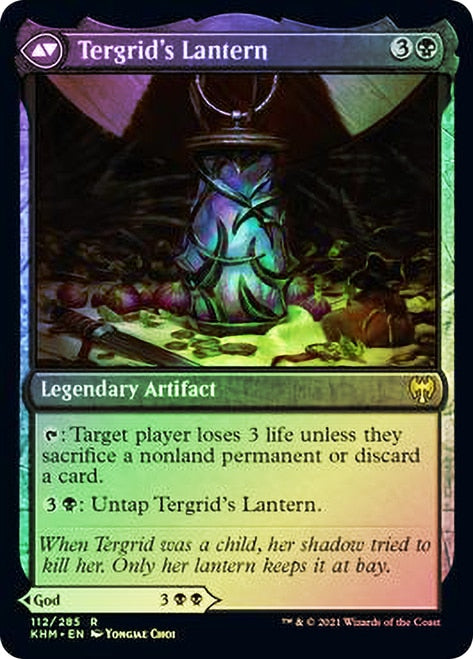 Tergrid, God of Fright // Tergrid's Lantern  [Kaldheim Prerelease Promos] (PKHM 112)