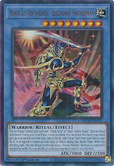Black Luster Soldier [MAZE-EN011] Ultra Rare