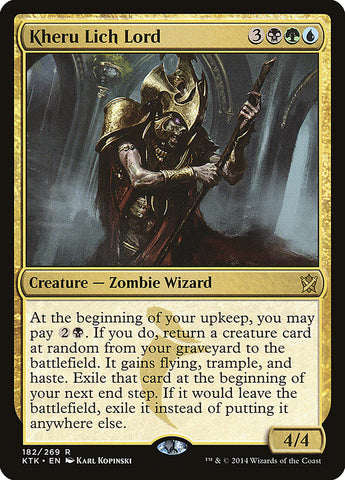 Kheru Lich Lord [Khans of Tarkir] (KTK 182)