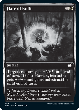 Flare of Faith [Innistrad: Double Feature] (DBL 19)