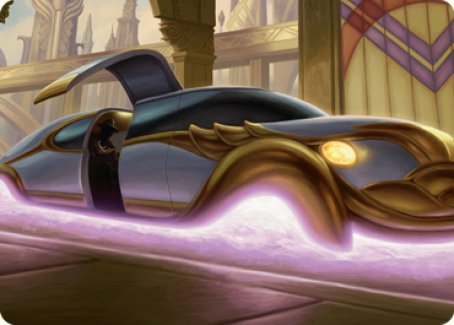 Mysterious Limousine Art Card [Streets of New Capenna Art Series] (ASNC 6)