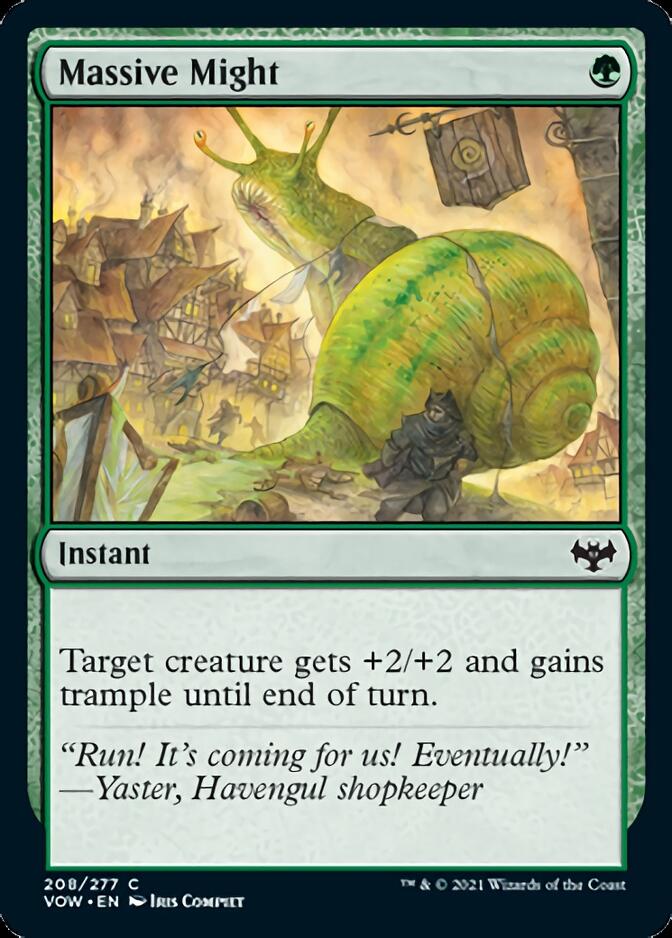 Massive Might [Innistrad: Crimson Vow] (VOW 208)