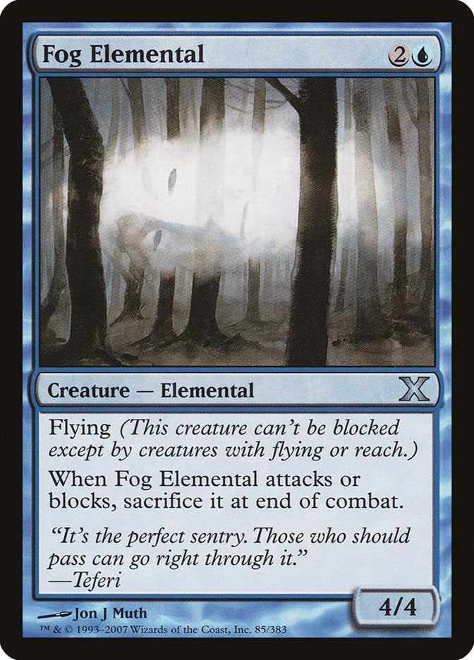 Fog Elemental [Tenth Edition] (10E 85)