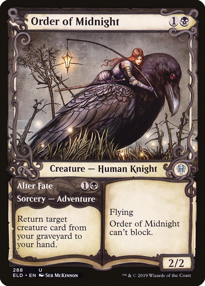 Order of Midnight // Alter Fate (Showcase) [Throne of Eldraine] (ELD 288)