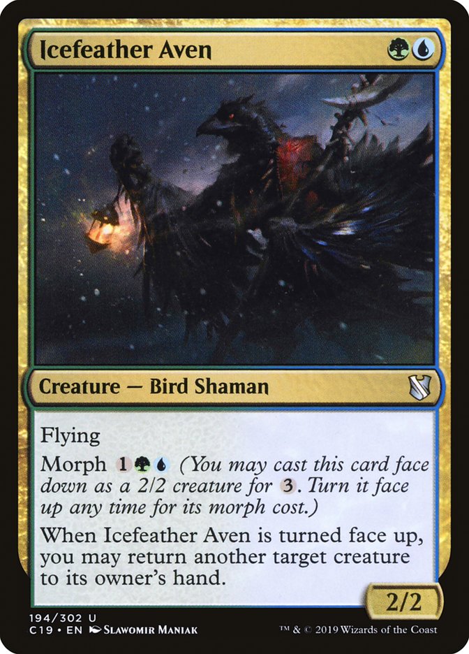 Icefeather Aven [Commander 2019] (C19 194)