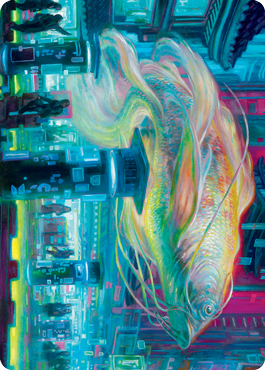 Skyswimmer Koi Art Card [Kamigawa: Neon Dynasty Art Series] (ANEO 3)