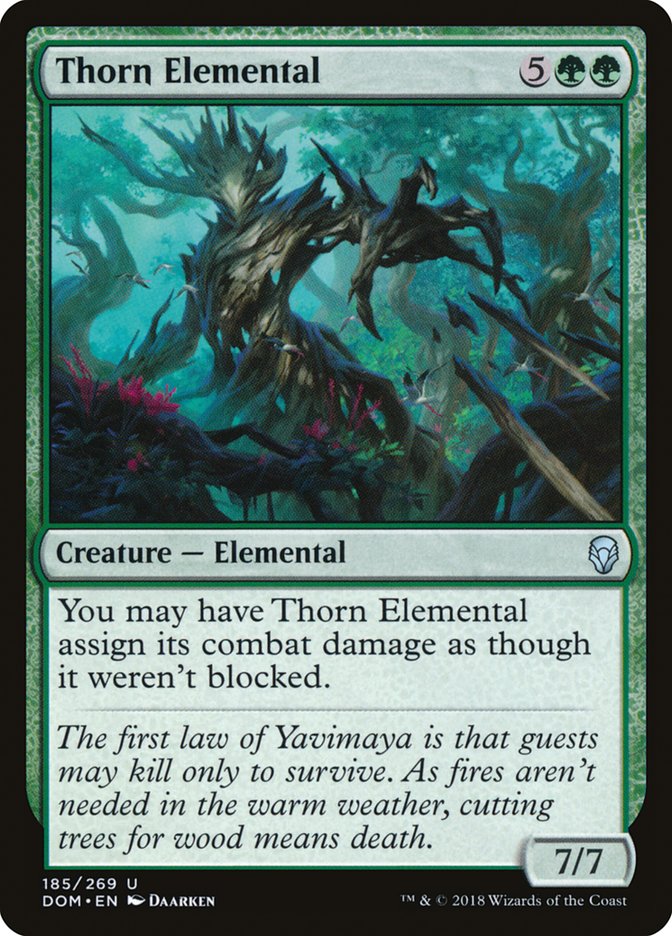 Thorn Elemental [Dominaria] (DOM 185)