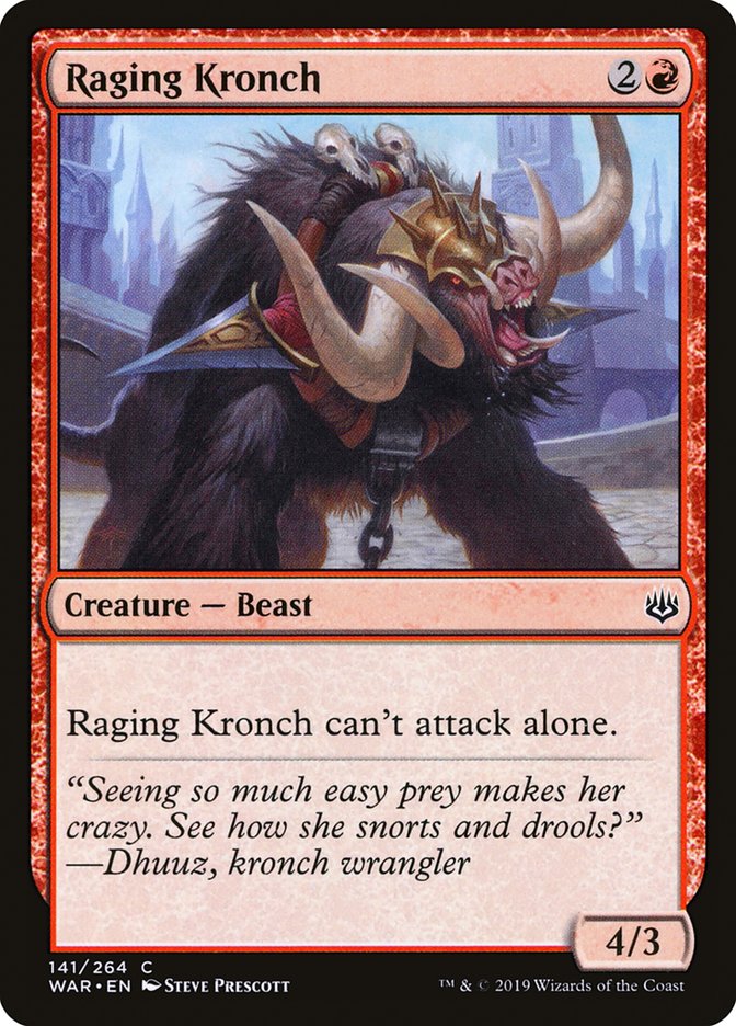 Raging Kronch [War of the Spark] (WAR 141)